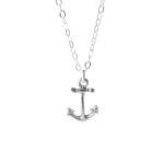 Anchor Necklace - Sterling Silver Anchor - Ancora