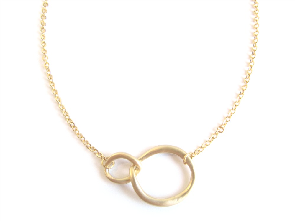 circle-pendant-necklace-double-ring-gold-eternity-on-luulla